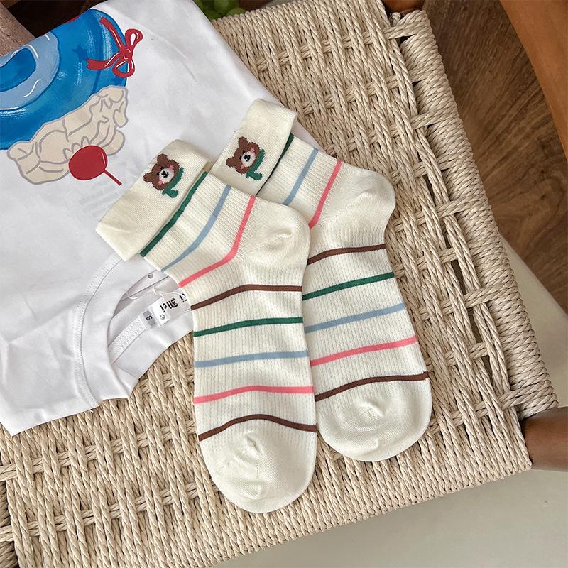 

Женские весенне-осенние милые хлопковые носки-гольфы в колледжском стиле 1 pair