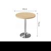Wall-Mounted Sofa & Table Set for Milk Tea Shop with Natural Wood Style