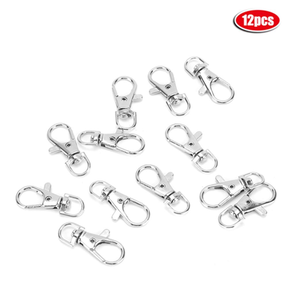 12 Pcs   Pack Iron Anti Escape Pet Bird Cage Door Buckle Lock Claw Trigger Snap Hook