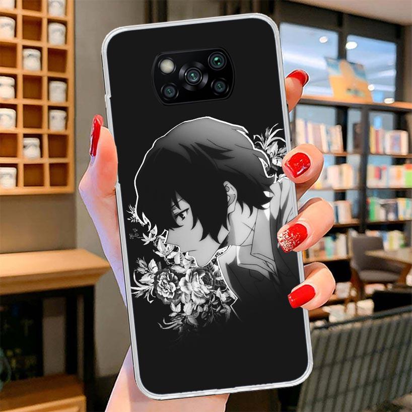 Bungo Stray Dogs Dazai Cover Phone Case For Xiaomi Poco F7 Ultra X7 X6 X5 Pro M7 Redmi 15C 15 13C 13 12C 12 10C 10 9A 9C 9T 9 Sh