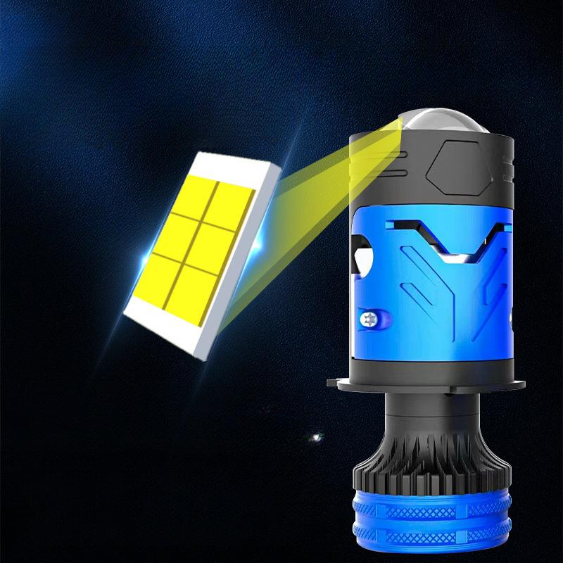 

Фара Односветодиодная Автомобильная M01Y С Фарой Одинарный Стакан Мотор H4 Прямой Рыбий Глаз Лампа Двойная Линза