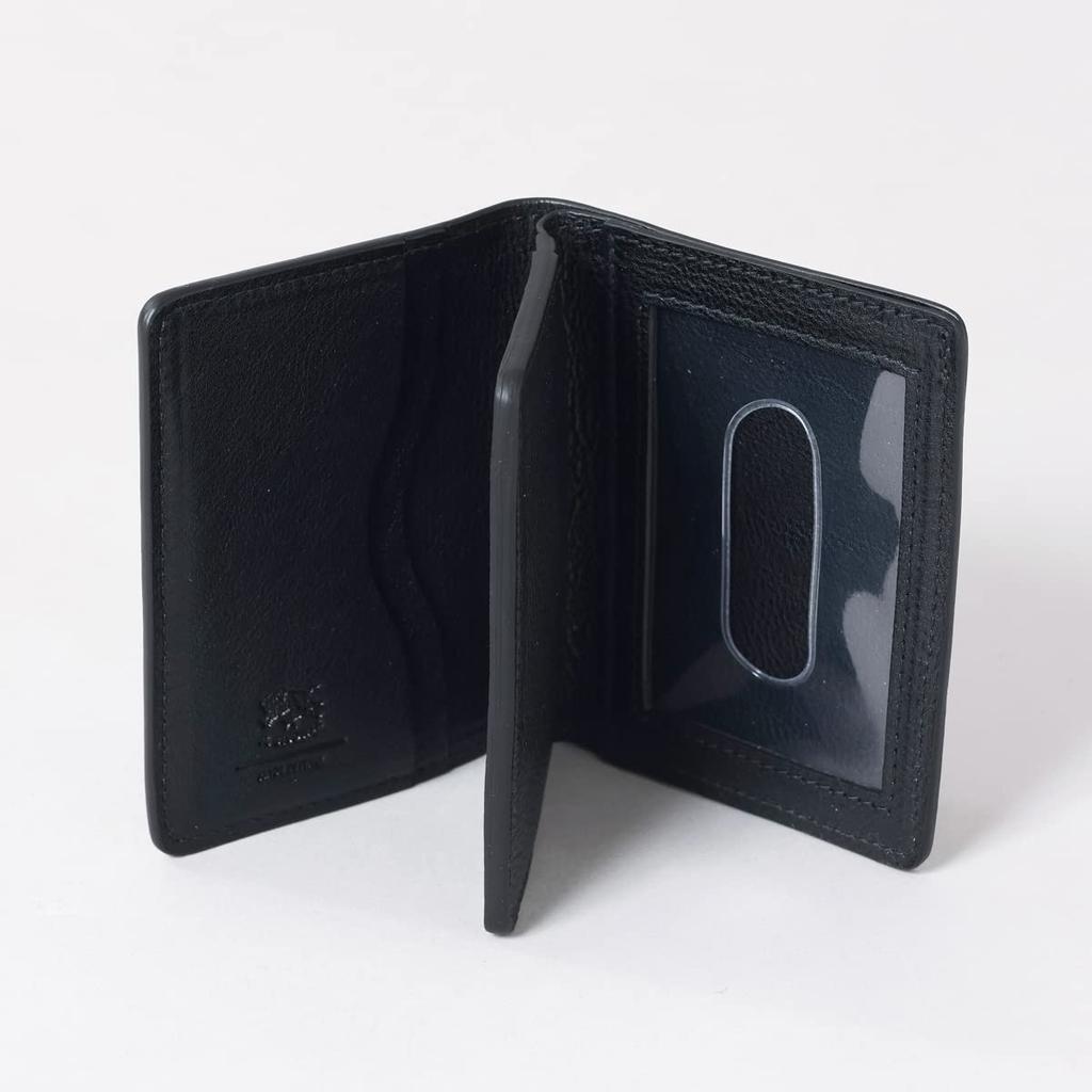 IL BISONTE ORIUOLO Card Case, Black, NERO, SCC111, PO0001, BK116, Women's [Used]
