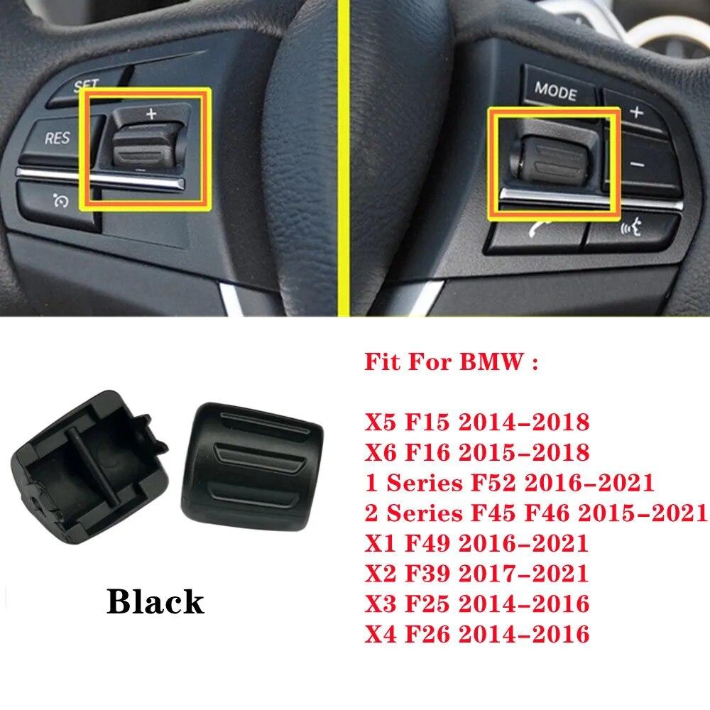 2Pcs/Set Car Multi-function Steering Wheel Control Knob Button For BMW 1 2 X1 X2 X3 X4 X5 X6 F52 F45 F46 F49 F39 F25 F26 F15 F16