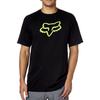 Pánské tričko Fox Legacy Head s krátkým rukávem, Černozelené, 2XL