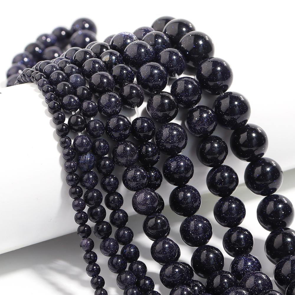 Natural Stone 4 6 8 10 12mm Round Tiger Eye Amethyst Agate Jades Stone Spacer Bead For Jewelry Making Diy Bracelet Needlework