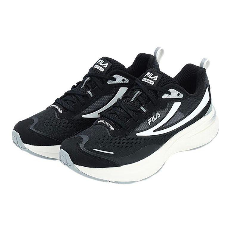 FILA Nuvole Soft Cloud 1.0 City Running Durable Low-Top Running Shoes Women sneaker Black White A12W321111FBU