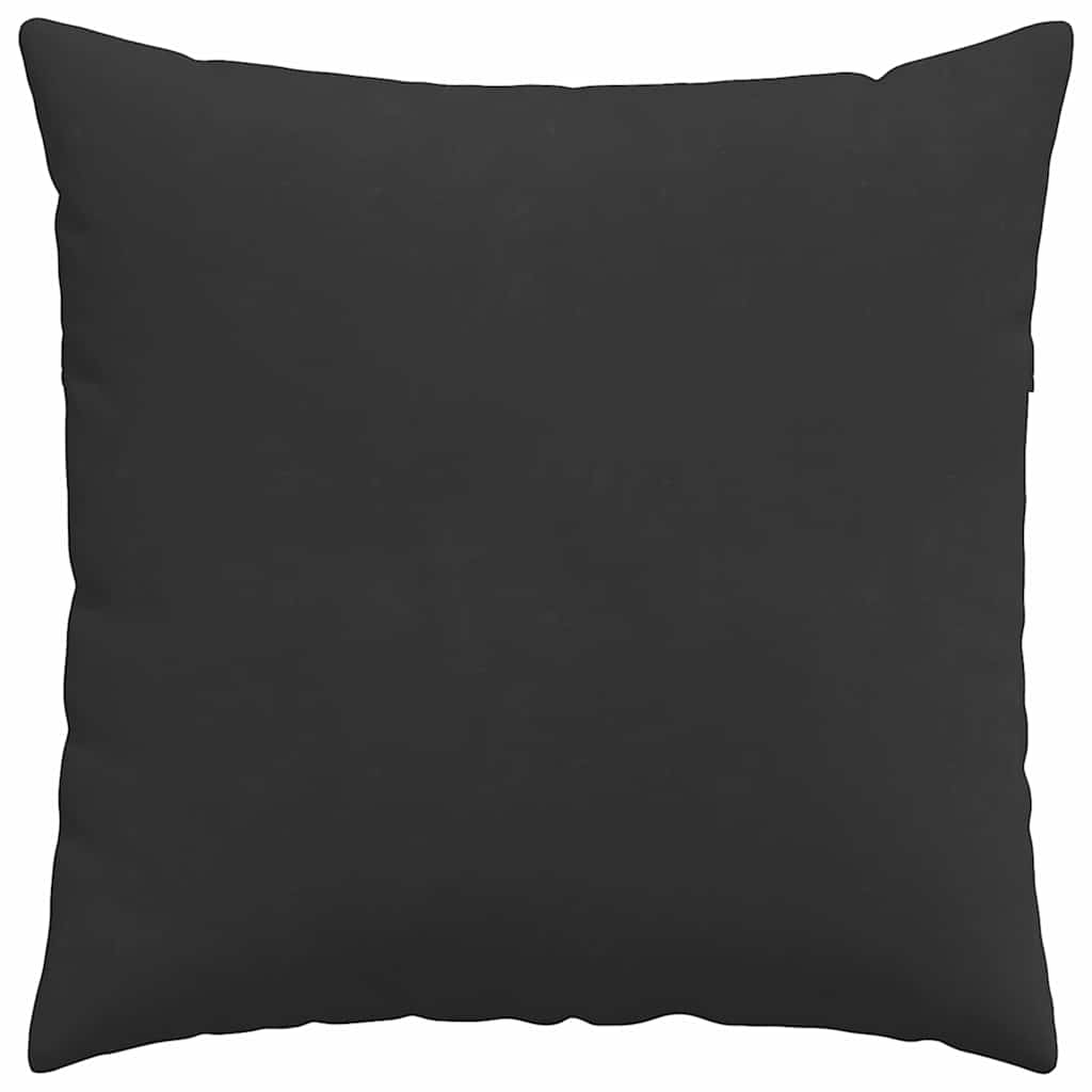 Sofa Cushions 2 Pieces Black 60 X 60 Cm Fabric