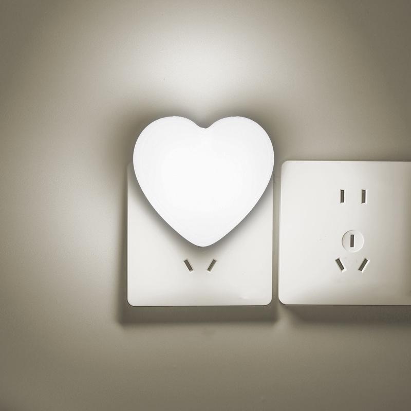 Cute Heart LED Night Light with Motion Sensor for Bedroom