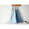 Kitchen household adjustable royal blue pea cooking barbecue apron