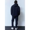 H M dryMove Sport Hoodie Navy Blue