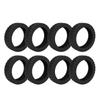 8PCS/Set Suitcase Parts Axles Travel Luggage Caster Shoes Silicone with Silent Sound Luggage Wheels Protector Reduce Noise