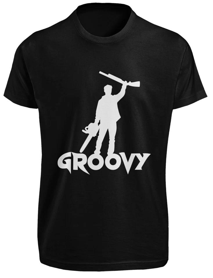 Groovy Army Of Darkness T-SHIRT Evil Dead necronomicon Funny ASH Joke GIFT TEE XL