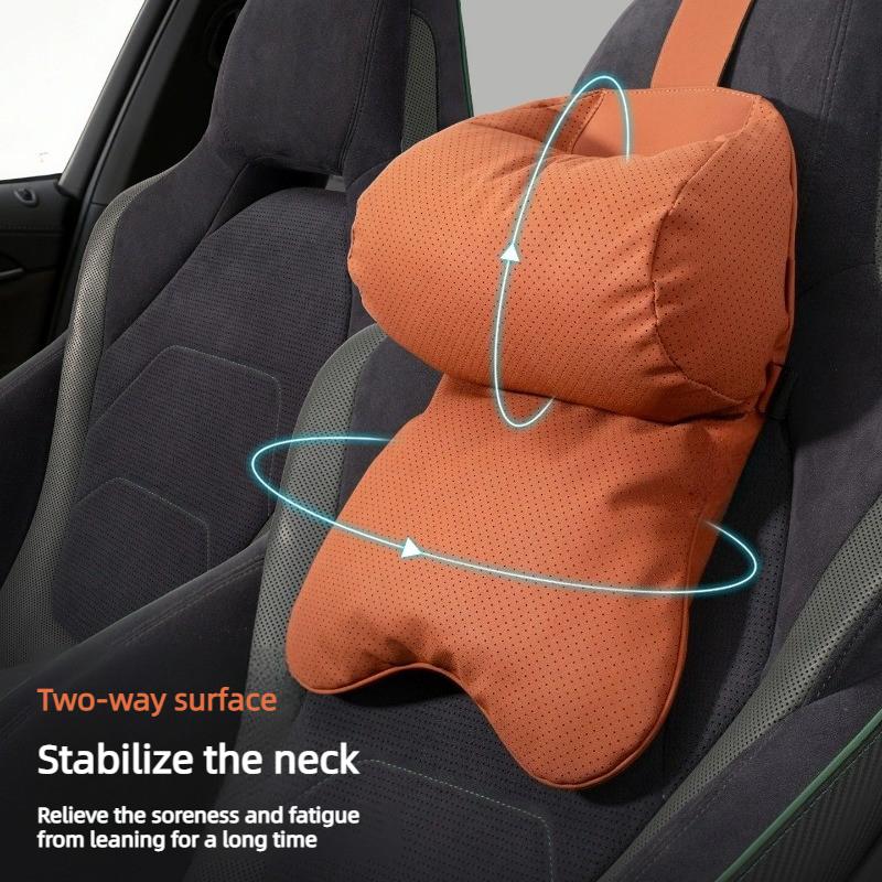 Car Seat Headrest Universal Travel Rest Breathable Neck Pillow Protect Neck Soft Comfortable Neck Rest Car Accessories