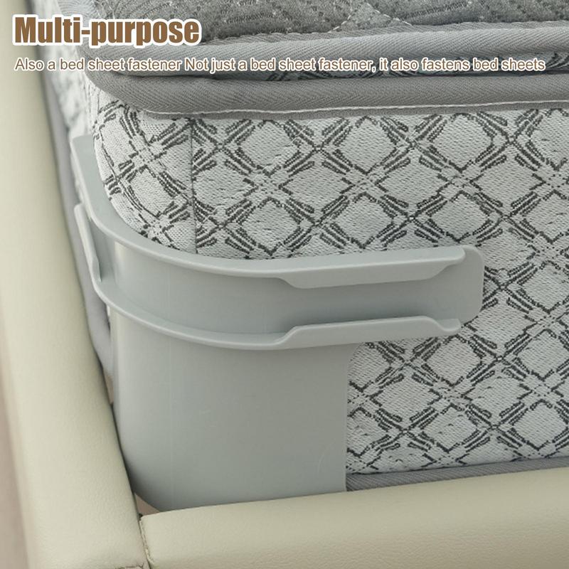 HOT 4X Heavy Duty Bedsheet Corner Tightener Clips High-quality Materials Durable and Reliable Bed Sheet Grippers for Protectors