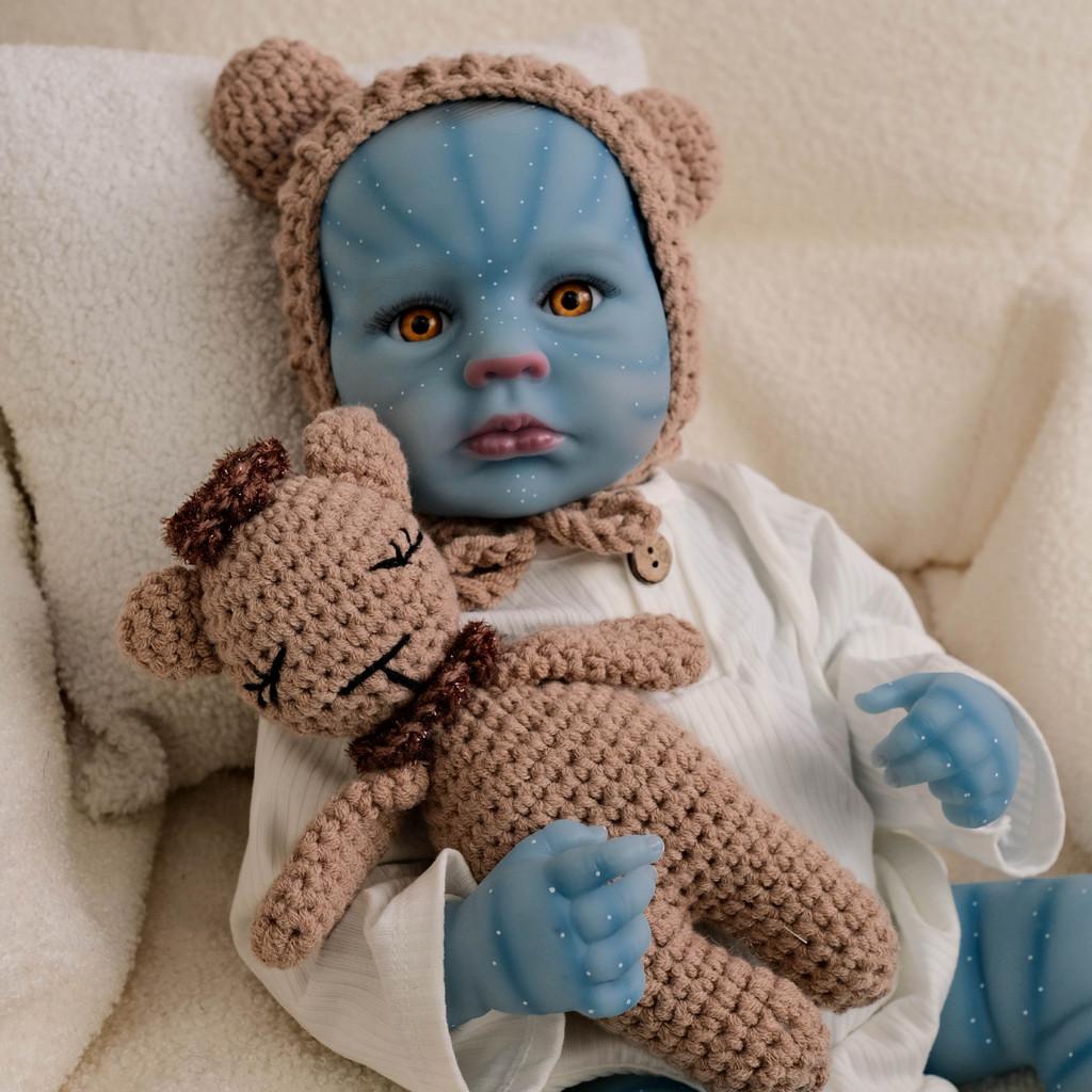 Avatar Style Silicone Baby Doll Realistic Newborn For Collectors And Gift Enthusiasts