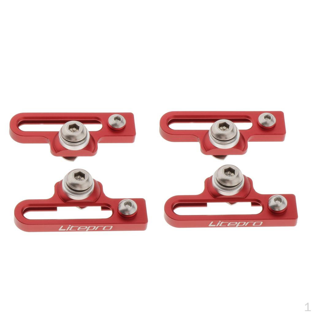 

Aluminum Alloy Bike Brake Pads Road Folding Caliper Shoes Holder Accessories Supplies красный