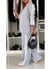 Autumn/Winter 2025 Women's Long-Sleeve Lapel Casual Suit Set