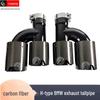 BMW M Style Doppel-Endrohr aus Kohlefaser, 93 mm