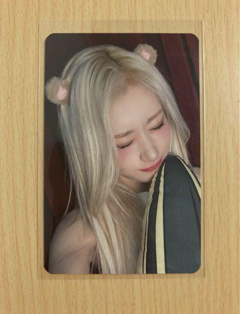 

[USED] ITZY GOLD makestar bonus hamster trading card Chaeryeong