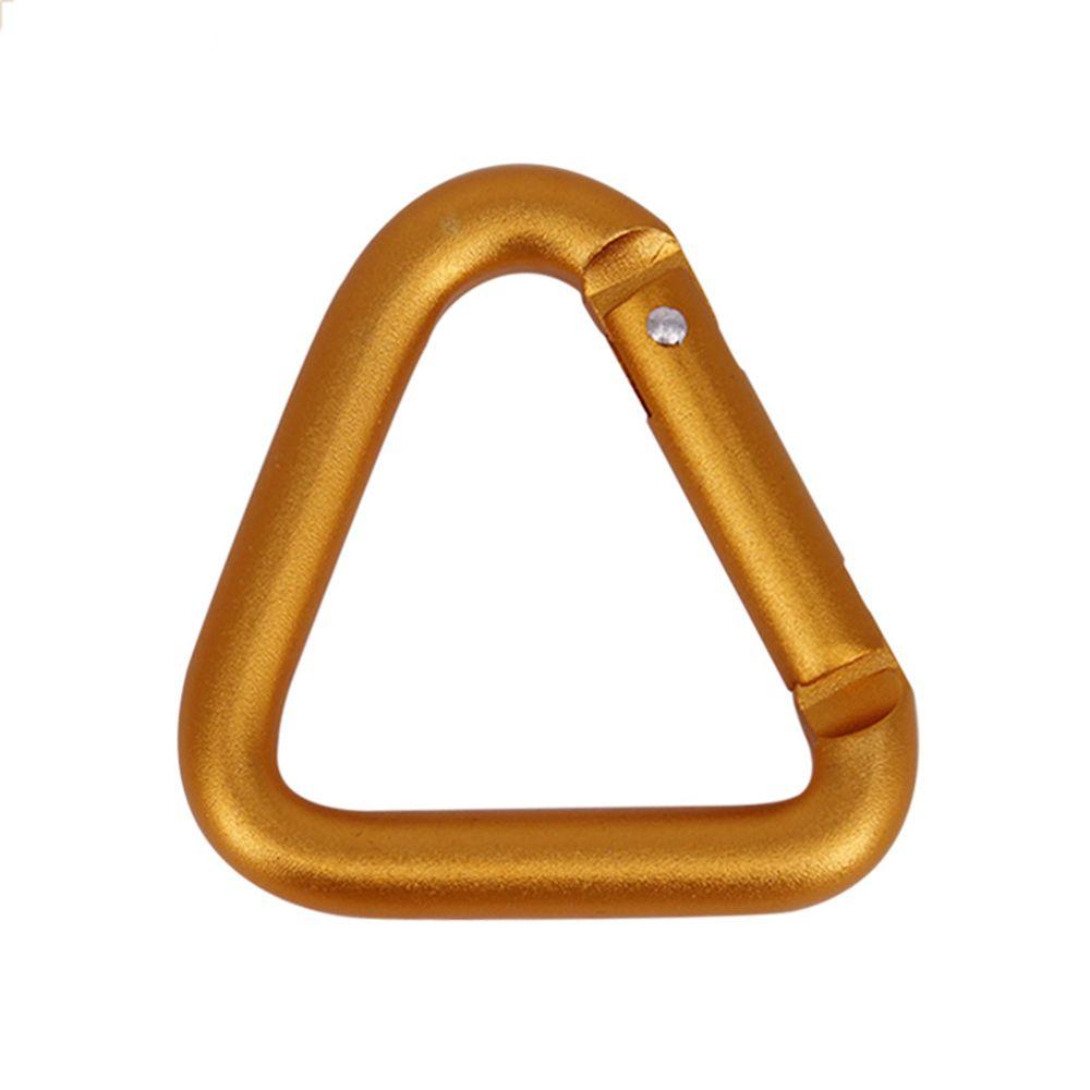 Snap Kettle Clip Accessories Outdoor Aluminum Zinc Zinc Alloy Triangle Carabiner Keychain Hook Buckle