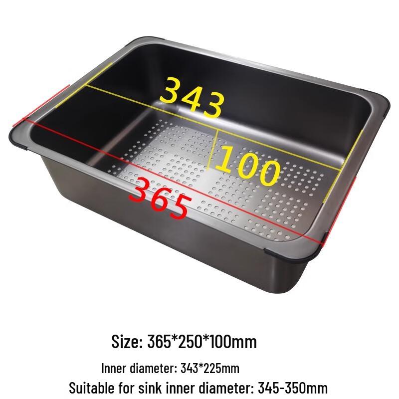 Luxury Nano Black Stainless Steel Sink Drain Basket