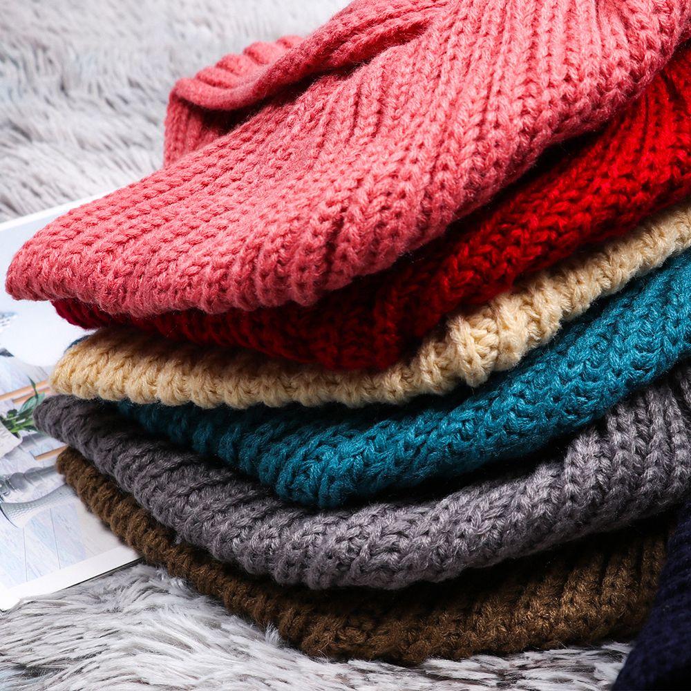 Girls Croceht Beanies Knitted Twist Headwrap Hat Head Wrap Caps Ladies Turban Women Felt Hat
