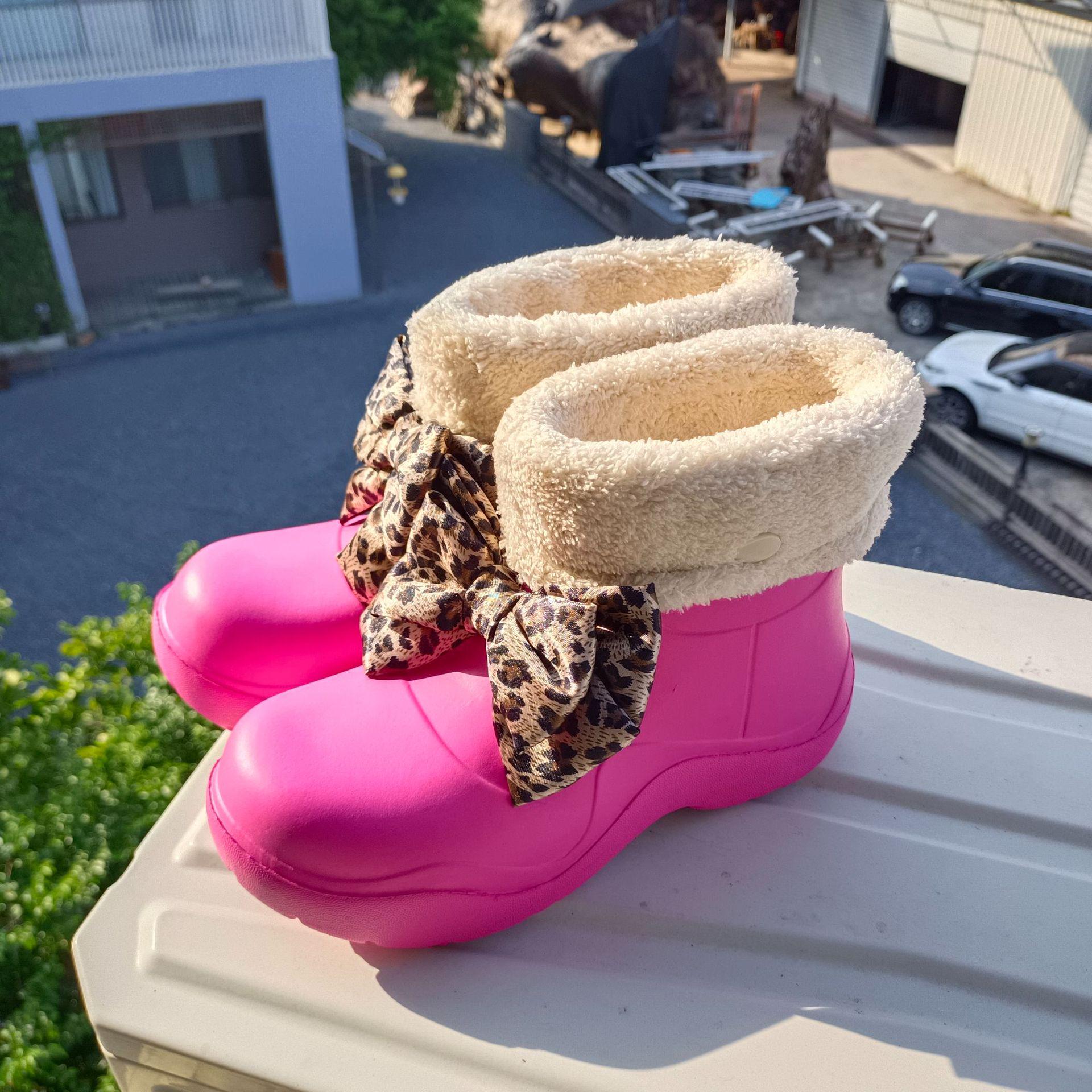 

Женские нескользящие водонепроницаемые зимние ботинки на толстой подошве и с вельветовой подкладкой 36/37