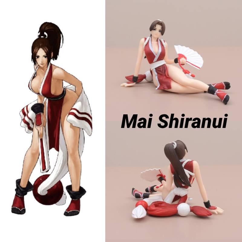 Mai Shiranui Pvc Figure 8cm/3.1in Height Red Color Cartoon Style