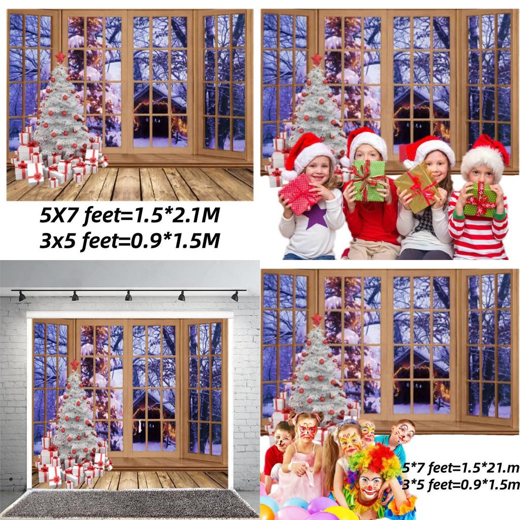 Children's Christmas Photography Backdrop Cloth With Various Designs