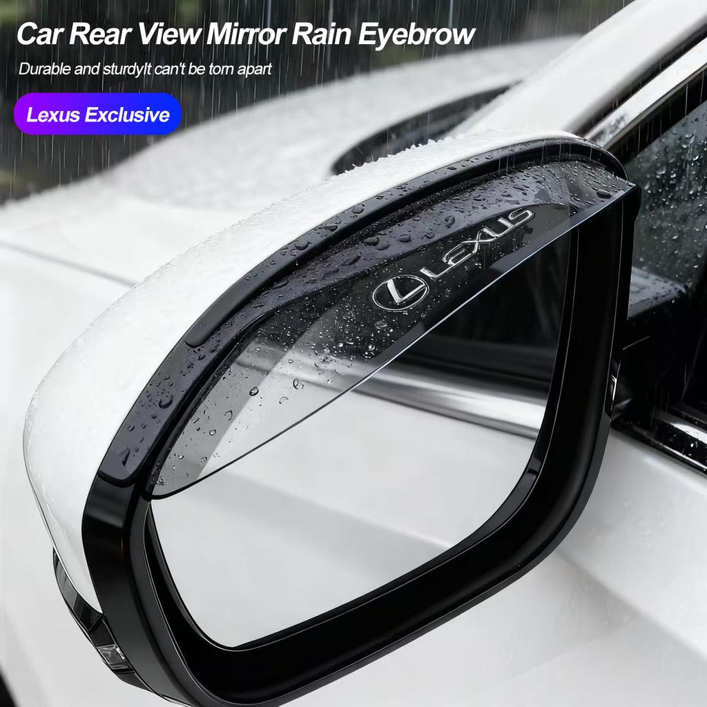 Car Rear View Mirror Rain Eyebrow Sun Visor Cover For Lexus F SPORT RX300 IS200 IS250 ES350 Ct200h UX250h NX300h RX350 ES300h LSOQ9
