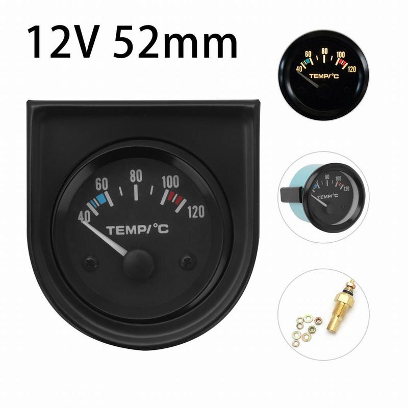 Gauge Temperature Gauge Garden Indoor Kitchen Office Accessories Parts Replacements 1 Pc 1/8” NPT 52mm Black Dial