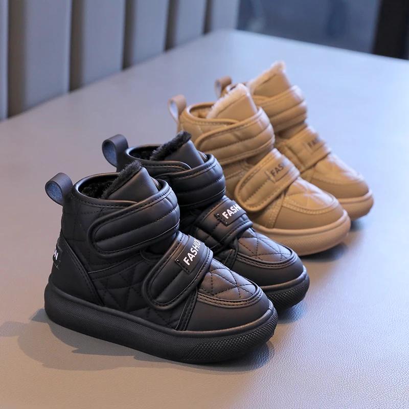 2024 Children Short Cotton Boots for Girls Winter New Fashion Korean Style Soft Comfortable Anti-slippery Versatile Warm Shoes