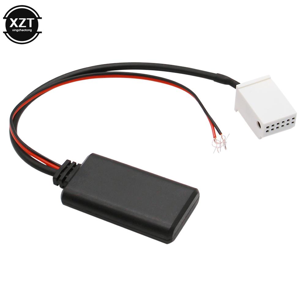 For BMW E60 04-10 E63 E64 E61E70 E90/E91 E92 12Pin Bluetooth-compatible Module Wireless Radio Stereo AUX-IN Aux Cable Adapter
