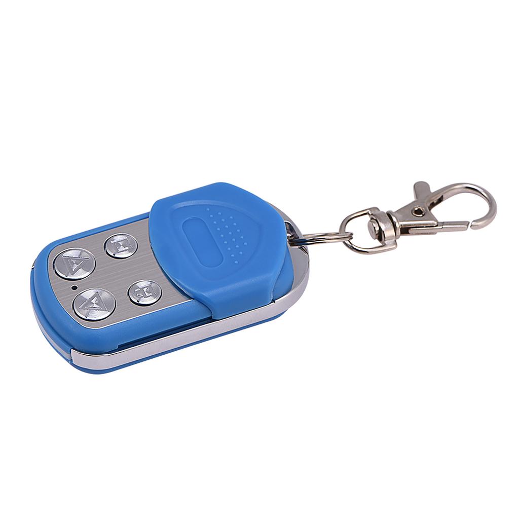 433.92MHz 4kanálový RF dálkový ovladač Duplikátor Autoalarm Brána Dveře Garáž Rychlé kopírování Modrý