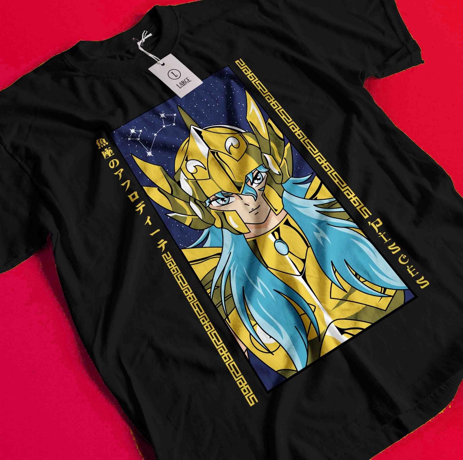 

Футболка Сейя Пегас Рыцари Зодиака Аниме Манга Шун Графическая футболка BB220 3XL