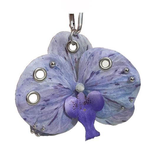 Klíčenka přívěsek ve tvaru květiny realistický vzhled lehká slitina organizér na klíče květinová dekorace na tašku