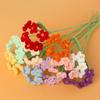 1pc Crochet Flowers Finished Bouquet  Handwoven Knitted Graduation Flower Cute Artificial Decorative Flowers Wedding Home Decor