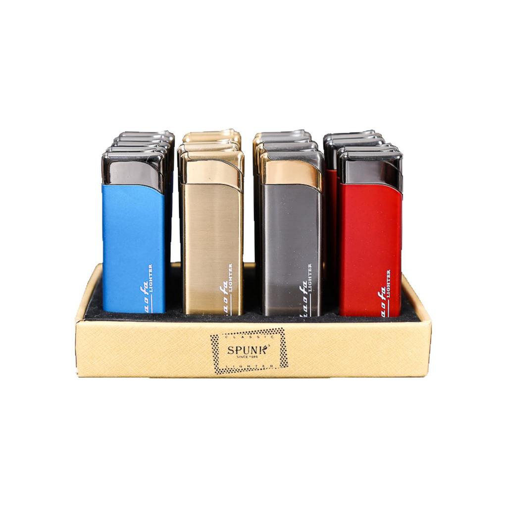 Sipike Ultra-Thin Windproof Metal Lighter with Customizable Print - Creative Gift for Smokers