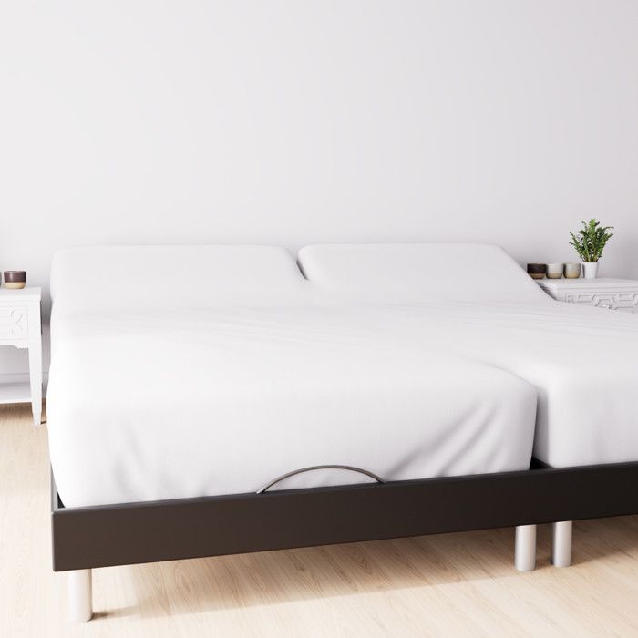 Protège matelas - Soleil d'ocre - MOLLETON 90x200 cm en coton forme drap housse