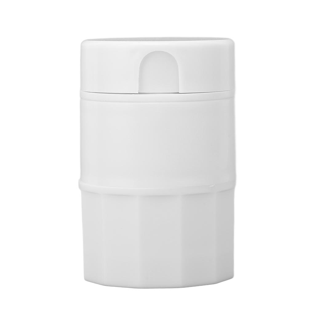 Pill Cutter White Multifunctional 4 In 1 Cylindrical Medicine Grinding Separation Tool