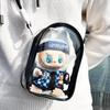 15cm Dustproof Crossbody Stroller Bag: La Bu Bu Second Gen Transparent PVC for Cotton Dolls