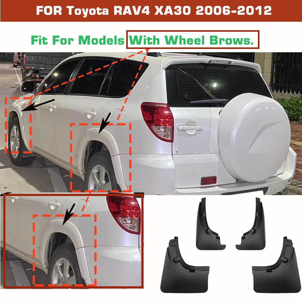 Pro Toyota RAV4 XA30 2006 2007 2008 2009 2010 2011 2012 Podběhy Blatníky Lapače nečistot Zástěrky proti stříkající vodě Blatníky Lapače bláta Autopříslušenství