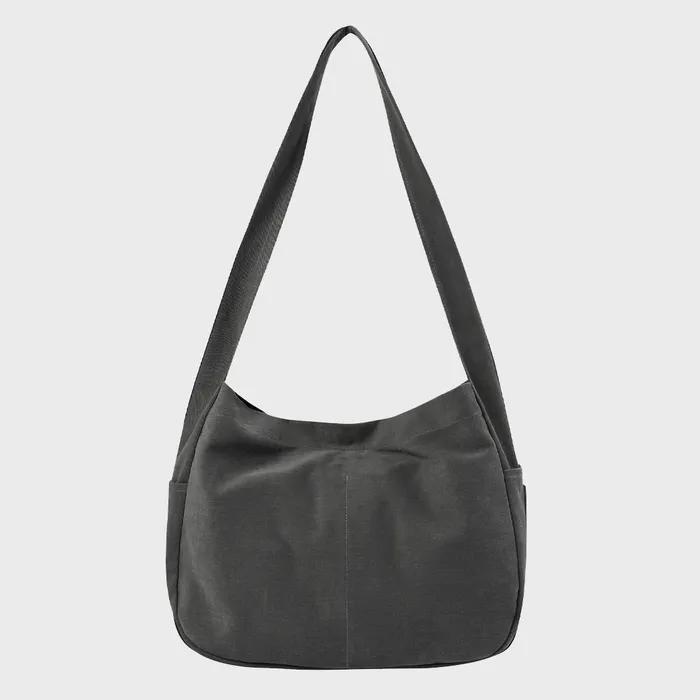 Cotton Big Crossbag CHARCOAL