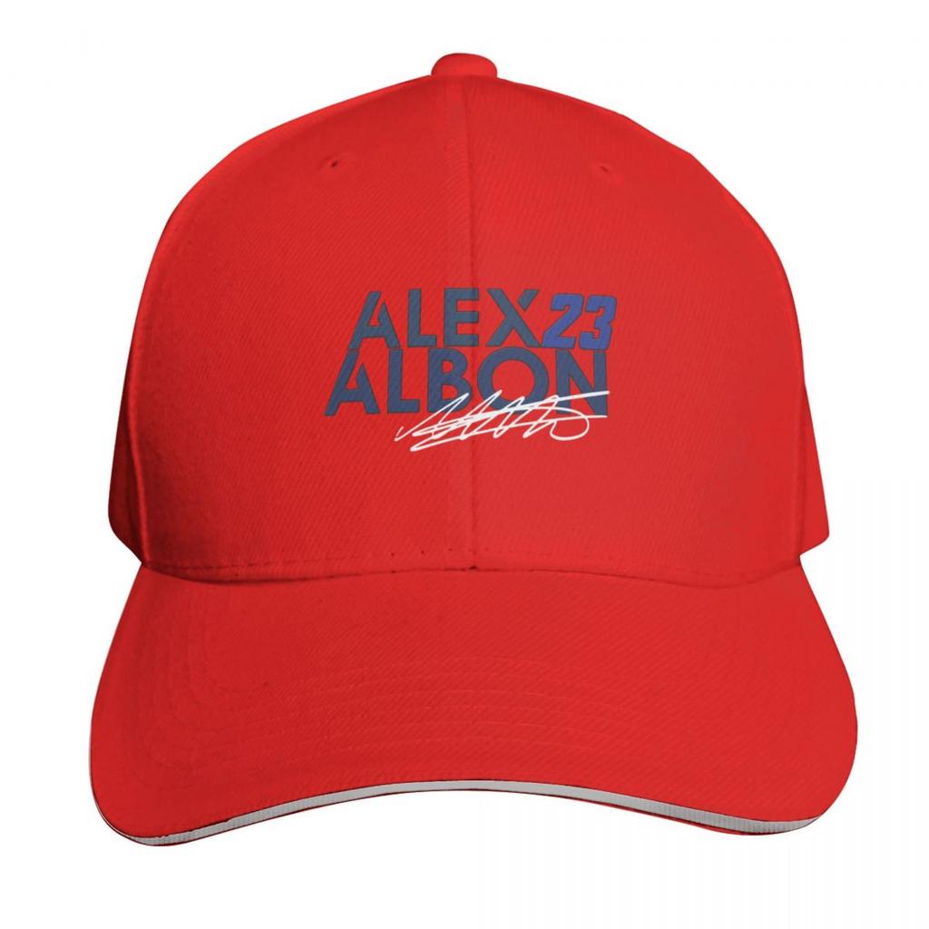 Alex Albon AA Baseballpet Nieuwe Pet Pomponmuts UV-bescherming Zonnehoed Sportpet Jongen Dames
