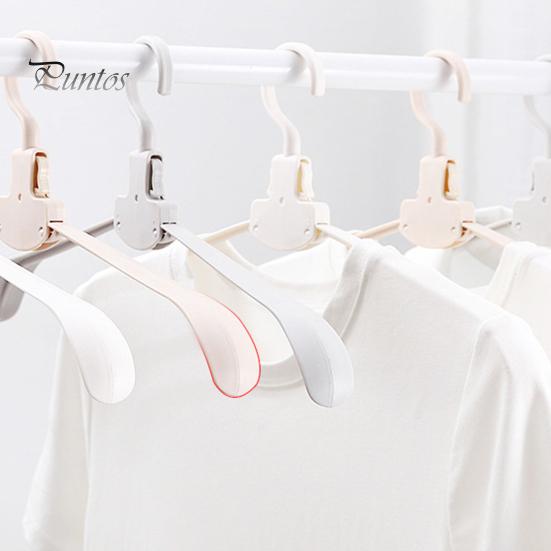 10Pcs Foldable Plastic Clothes Hangers Foldable Design Stable Durable Load-Bearing Design Not Easily Deformed Clothes Drying Racks