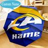Custom Name Umbrella Los Angeles Team Spirit Umbrella 8-Frame for Travel, Camping, Casual Lightweight Portable, Essential for Family Gifts