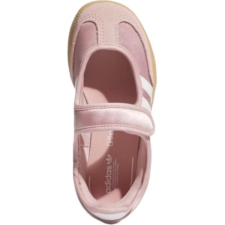 Adidas Originals Samba Jane Satin Soft Low-Top Casual Shoes Kids sneakers Pink KJ9990