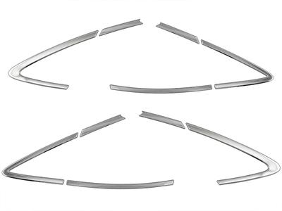 Finish Stainless Steel Side Window Moulds for Prius and 65 Ultra-Mirror (10-Piece Set) 60, 61, (ZVW60, ZVW65, MXWH60, MXWH61, MXWH65, ZVW,