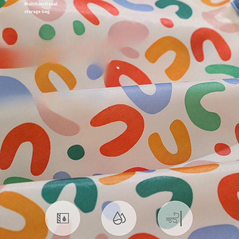 Folding Eco-friendly Shopping Bag Bag Travel Shoulder Portable Thickened Large Grocery Bag Supermarket Eco-friendly Bag