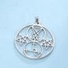 Dawapara Lilith Sigil Pendant Solomon Demon Seal Marbas Pagan Amulet Mythology Stainless Steel Charms for Jewelry Making